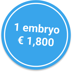 1 embryo € 1,800