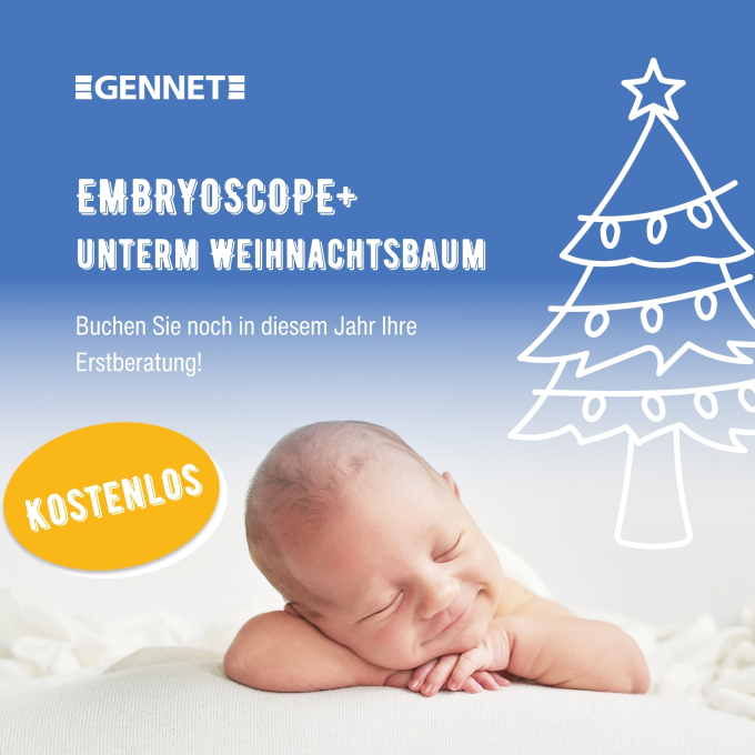 Embryoscope+ unterm Weihnachtsbaum