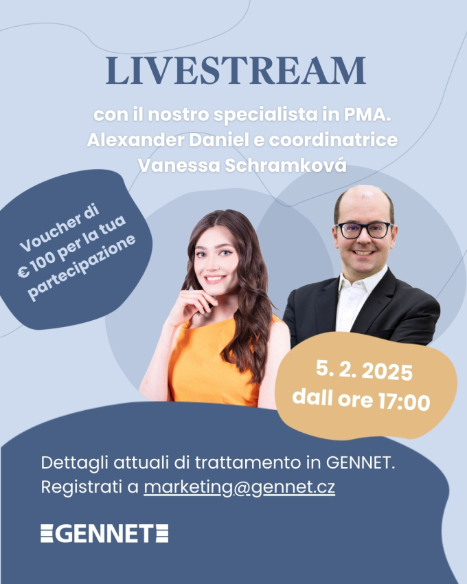 Livestream GENNET – 5. 2. 2025  alle ore 17:00